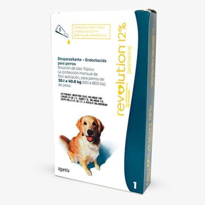 Antiparasitario Perro Revolution 20-40kg