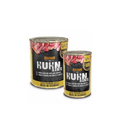 Alimento Humedo Perro Belcando Lata Pollo/Pato Zanahoria (400g)