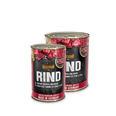 Alimento Humedo Perro Belcando Lata Ternera Patata/Guisantes (400g)1