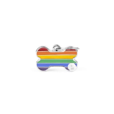 Placa My Family S Bone Rainbow