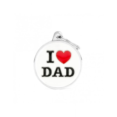 Placa My Family I Love Dad