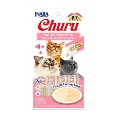 Snack Gato Churu Atun con Salmon