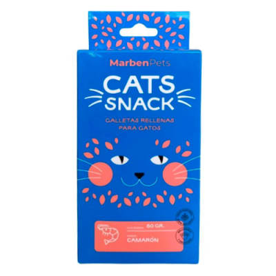 Marbenpets Cat Snack Galleta Rellena Camaron