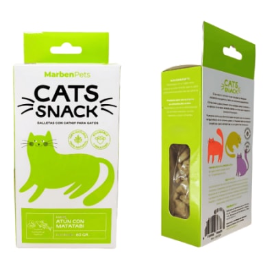 Marbenpets Cat Snack Galletas Atun con Matatabi