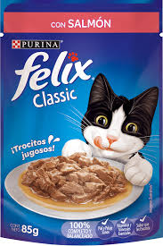 Alimento Humedo Gato Felix Salmon Pouch