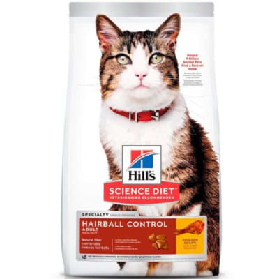 Alimento Gato Hills Adult Hairball (1.58kg)