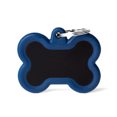 Placa My Family Black Bone Alu Dark Blue Rubber
