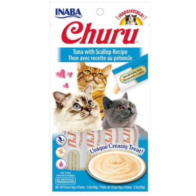 Snack Gato Churu Atun con Ostiones
