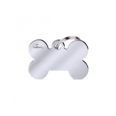 Placa My Family Big Bone Chromed Brass1