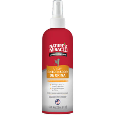 Nature Miracle Advanced Platinium Spray Entrenador Orina
