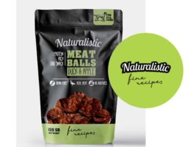 Snacks Perros  Naturalistic Meatball Duck/Apple