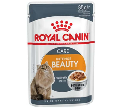 Alimento Humedo Gato Royal Canin Pouch Intense Beauty In Gravy (85gr)