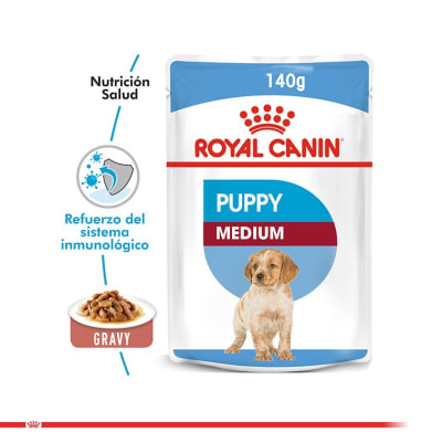 Alimento Humedo Perro Royal Canin Puppy Medium Pouch (140g)1