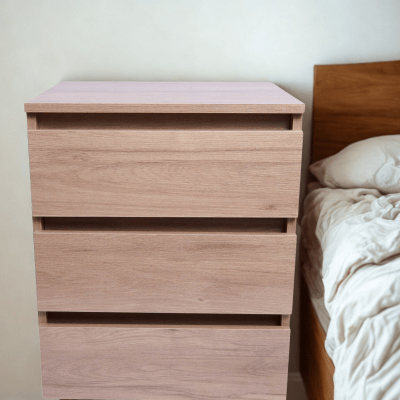 VELADOR DORMITORIO CALVARI 3 CAJONES MADERA
