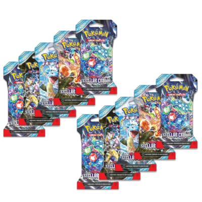 Pokémon TCG - Pack 10 Sobres Ganchera Stellar Crown