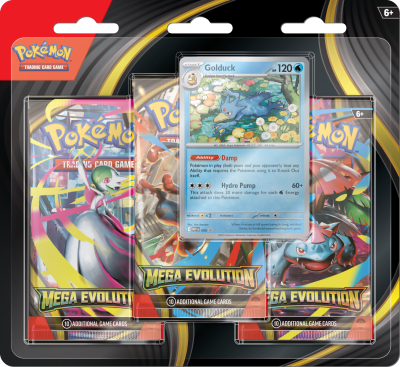 Pokémon TCG - Megaevolution - 3pack Blister (ESP)