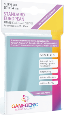 Protectores Standard Europeo Gamegenic Prime