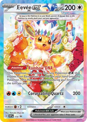 Pokémon TCG: Carta Promo Eevee ex (SVP 174)