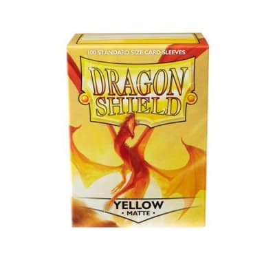 Protectores Matte Standard Dragon Shield - Yellow