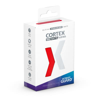 Protectores Standard Cortex Matte - Rojo
