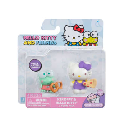 Hello Kitty Pack 2 Figuras: Keroppi & Hello Kitty