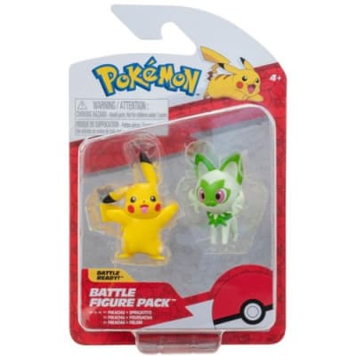 Pokémon Figure Battle Pack IX Gen - Sprigatito + Pikachu