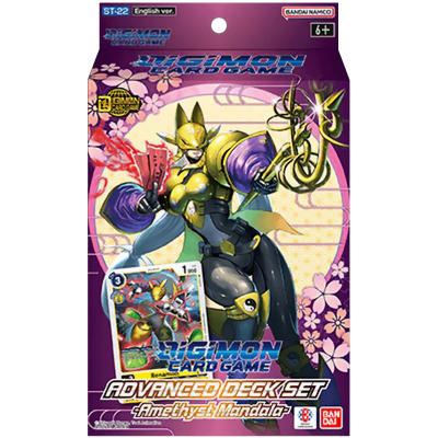 Digimon TCG: -Amethyst Mandala- Advanced Deck Set ST22
