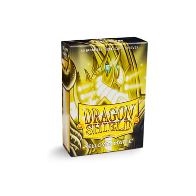 Protectores Dragon Shield Japanese Matte - Yellow