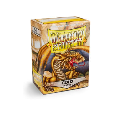 Protectores Matte Standard Dragon Shield - Dorado