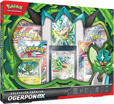 Pokémon TCG: Ogerpon EX Colección Premium - Español