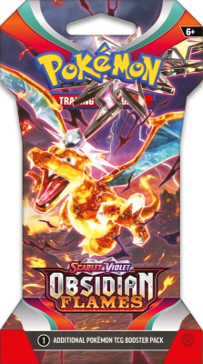 Pokémon TCG: Sobre Ganchera Llamas Obsidianas - Español