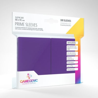 Protectores Standard Prime Sleeves Gamegenic - Morado