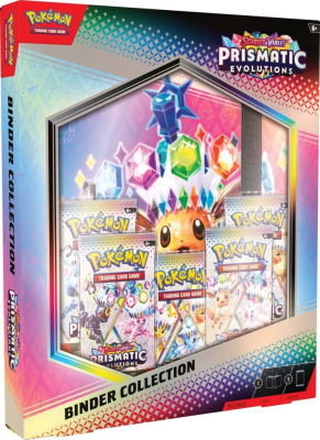 PREVENTA Pokémon TCG - Prismatic Evolutions Binder Collection (Inglés)