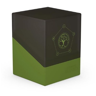 UltImate Guard - Deck Case Boulder 100+ Standard Size - Druidic Secrets: Arbor (Olive Green)
