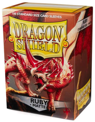 Protectores Matte Standard Dragon Shield - Ruby