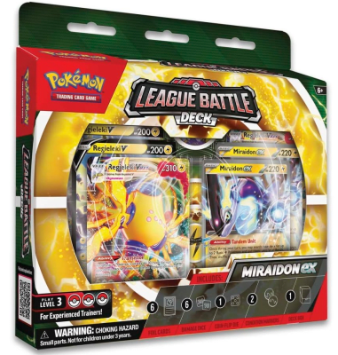 Pokémon TCG: Baraja League Battle Deck Miraidon ex - Ingles