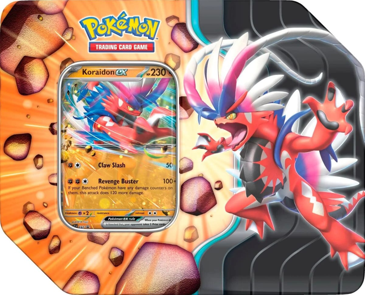 Pokémon TCG: Slashing Legends - Tin Case (Inglés) Koraidon1