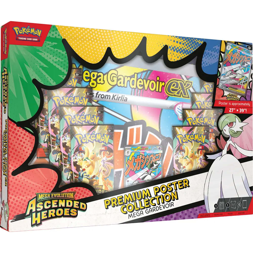 [PREVENTA] Pokémon TCG: Megaevolution - Ascended Heroes Premium Poster Collection - Mega Gardevoir (ENG)1