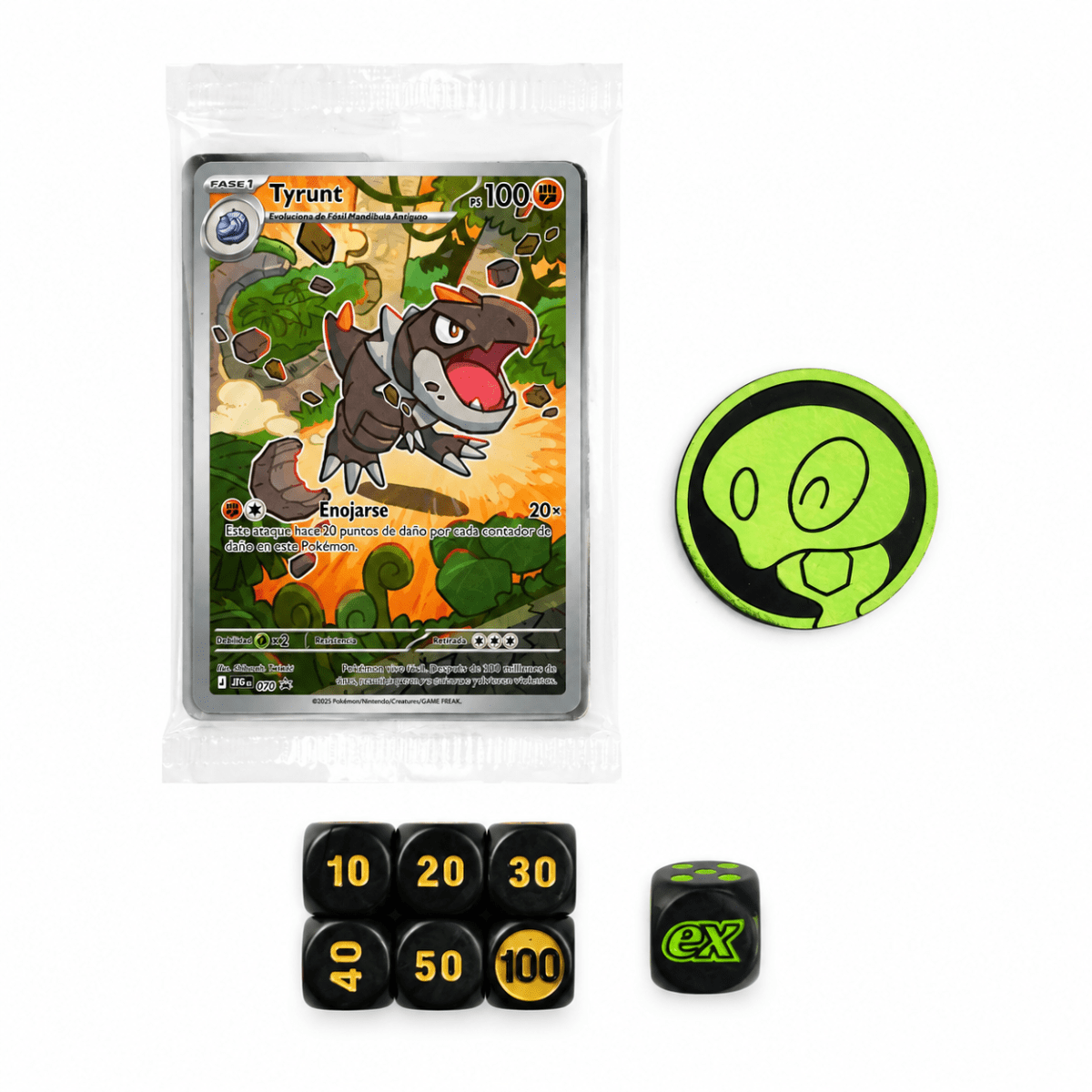 Pokémon TCG: Carta Promo + Dados2