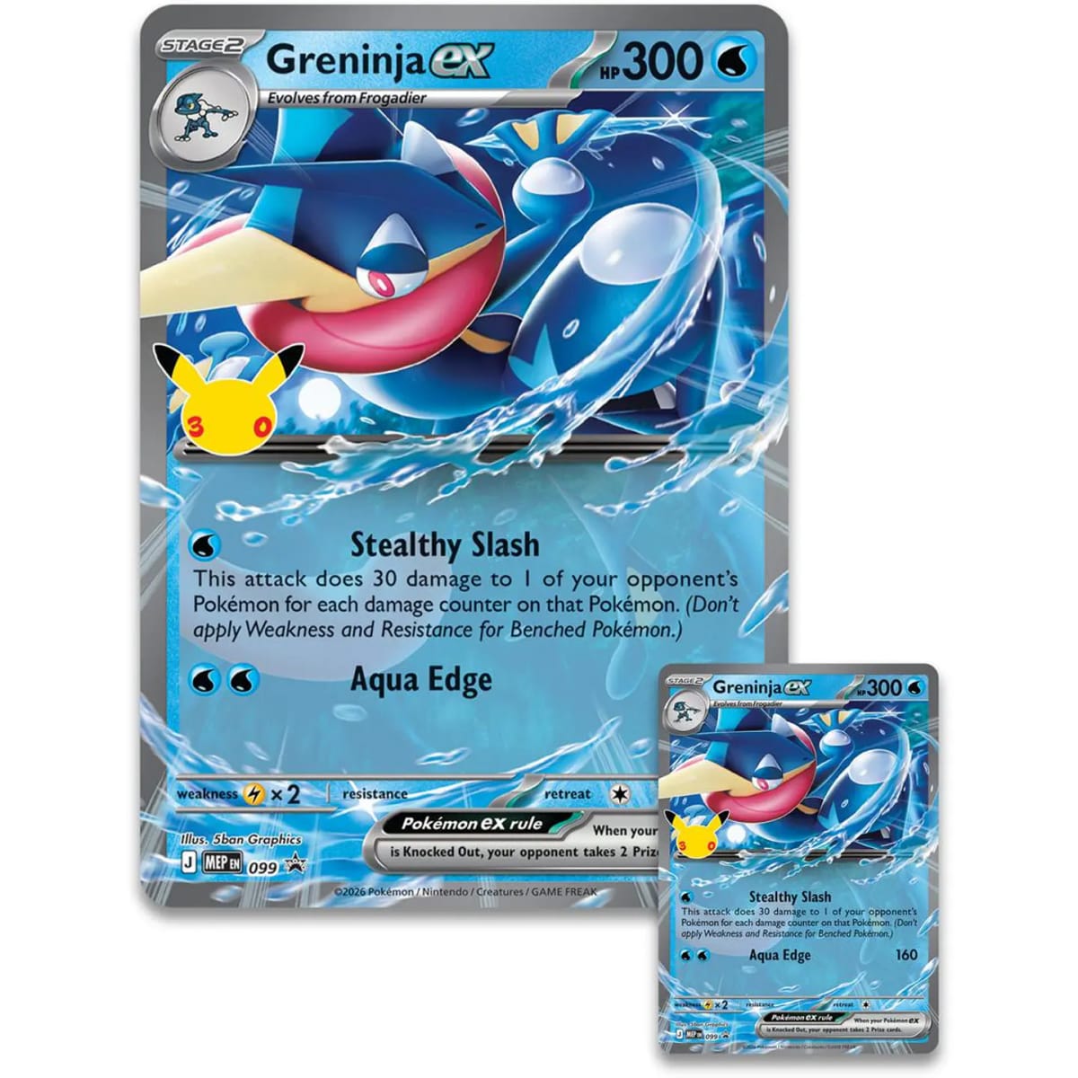 Pokémon TCG: 30th Celebration - ex Box (Sylveon ex o Greninja ex) - Segunda PreVenta5