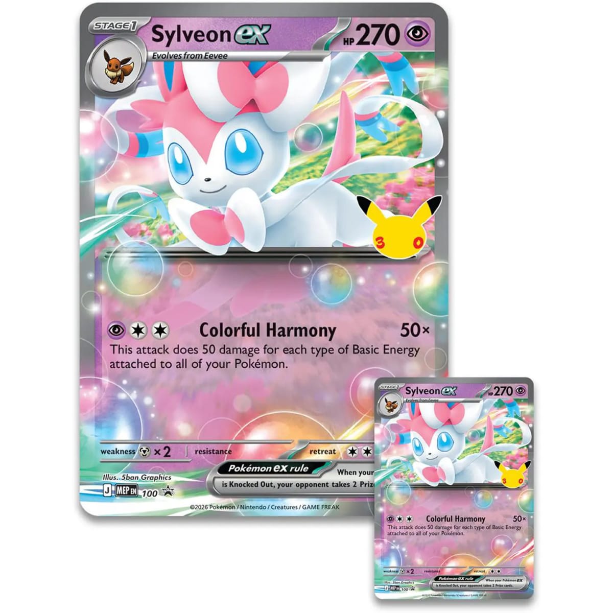 Pokémon TCG: 30th Celebration - ex Box (Sylveon ex o Greninja ex) - Segunda PreVenta6