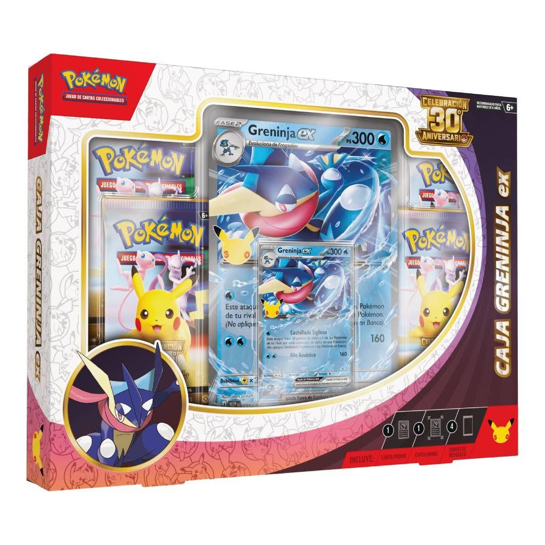 Pokémon TCG: 30th Celebration - ex Box (Sylveon ex o Greninja ex) - Segunda PreVenta1