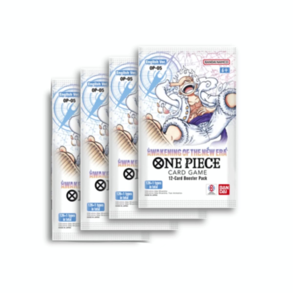 Pack 4 Sobres One Piece Card Game OP05 - Awakening of the New Era1