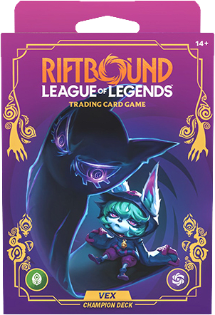 Riftbound TCG: Set 3- Unleashed- Champion Deck - Vex1