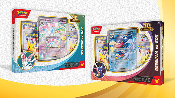 Pokémon TCG: 30th Celebration - ex Box (Sylveon ex o Greninja ex) - Segunda PreVenta3