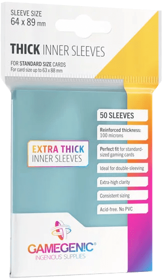 Protectores Standard Thick Inner Sleeves - Gamegenic1