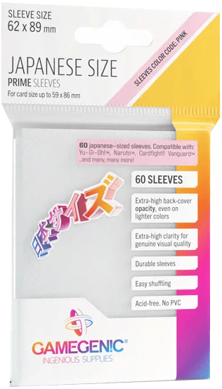 Protectores Japanese Size Gamegenic - Blanco1