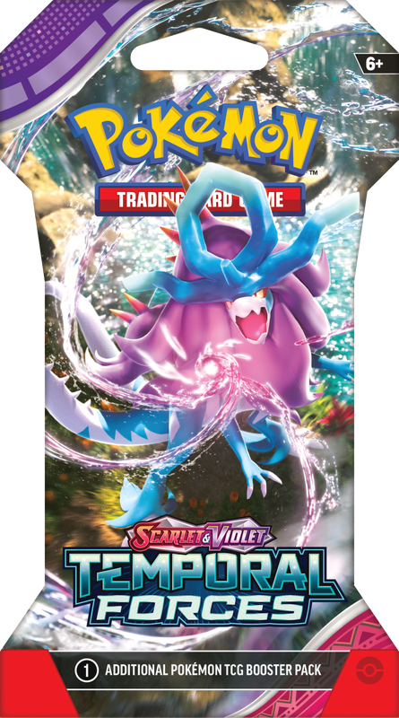 Pokémon TCG: Sobre Ganchera Temporal Forces - Inglés3