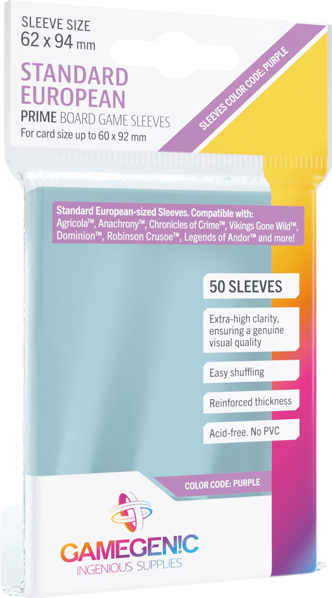 Protectores Standard Europeo Gamegenic Prime1