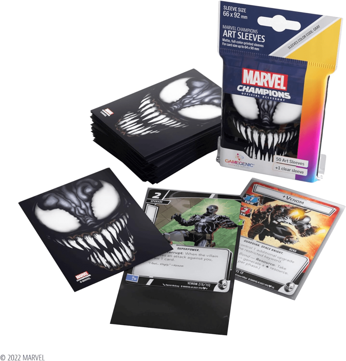 Gamegenic Marvel Champion Sleeves - Venom2